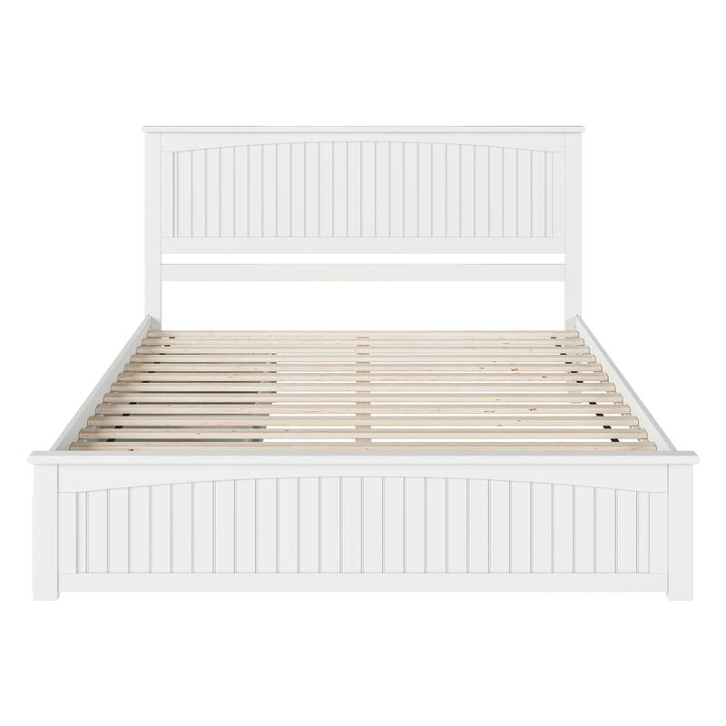 AFI Nantucket Platform Bed with Matching Footboard & Storage Drawers
