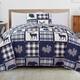 Great Bay Home Reversible Lodge Printed 3-piece Quilt Set