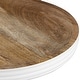 preview thumbnail 3 of 3, Mango Wood Round Platters Set Of 2