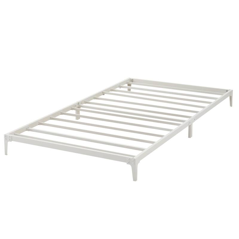 Metal Low Bed Frame, Heavy Duty Mattress Foundation