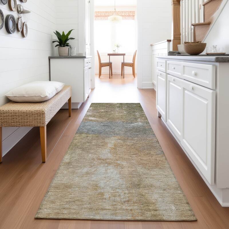Premium Washable Super Soft Chic Ombre Mayfield Rug - Copper - 2'3" x 7'6"