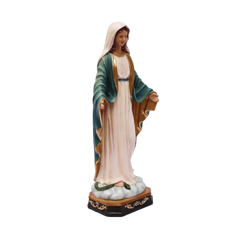 Virgin Mary Outdoor Garden Statue - 23.5"