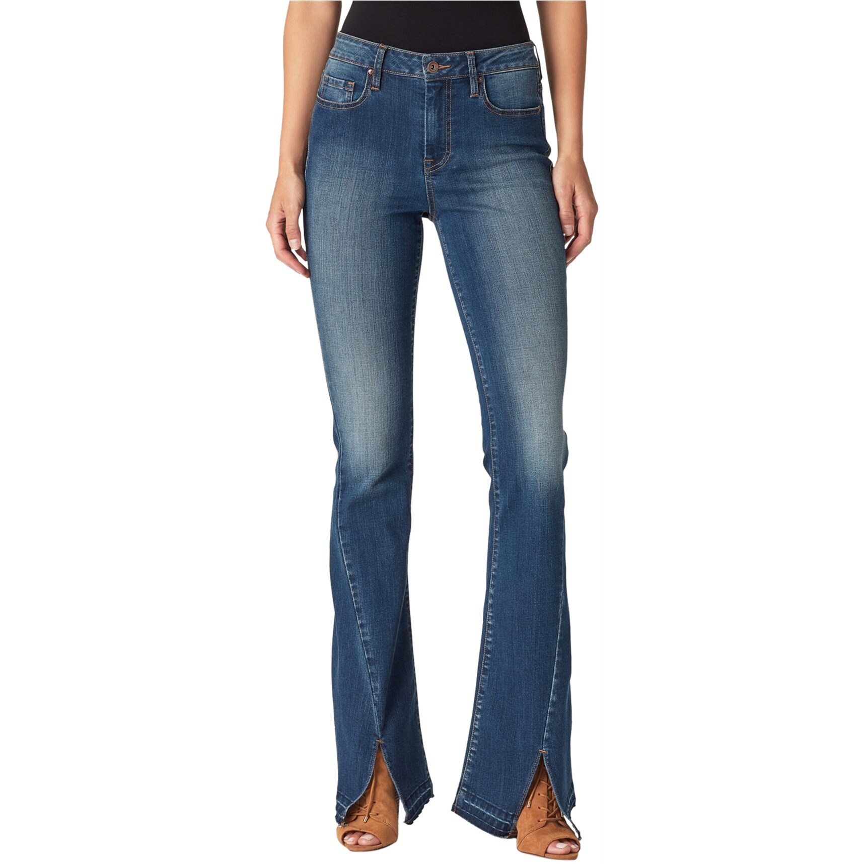 jessica simpson adored high rise flare jeans