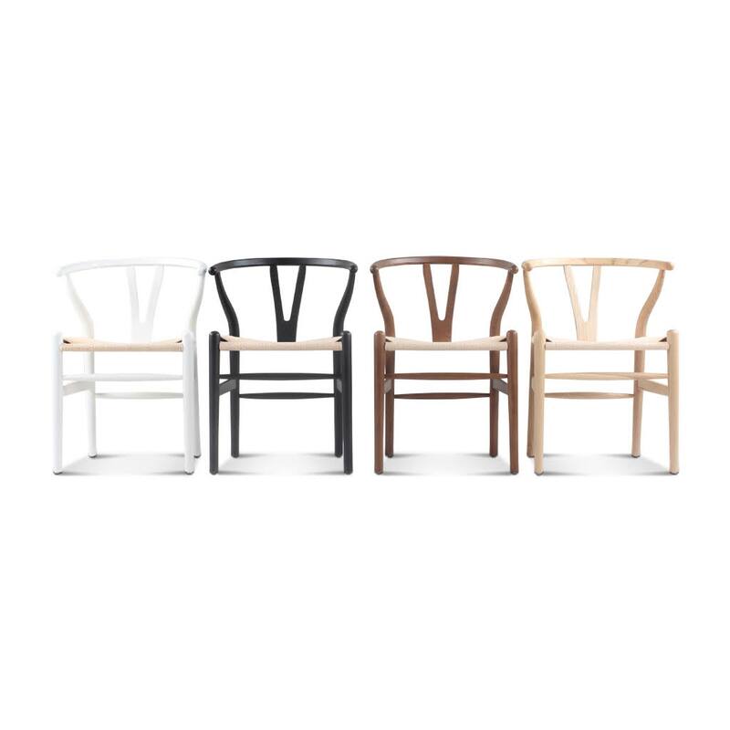 Chair White Ash Solid Wood Hand Woven Paper Cord Seat Eco Oil Finish 22x21x30 Inches Non Toxic Fire Resistant