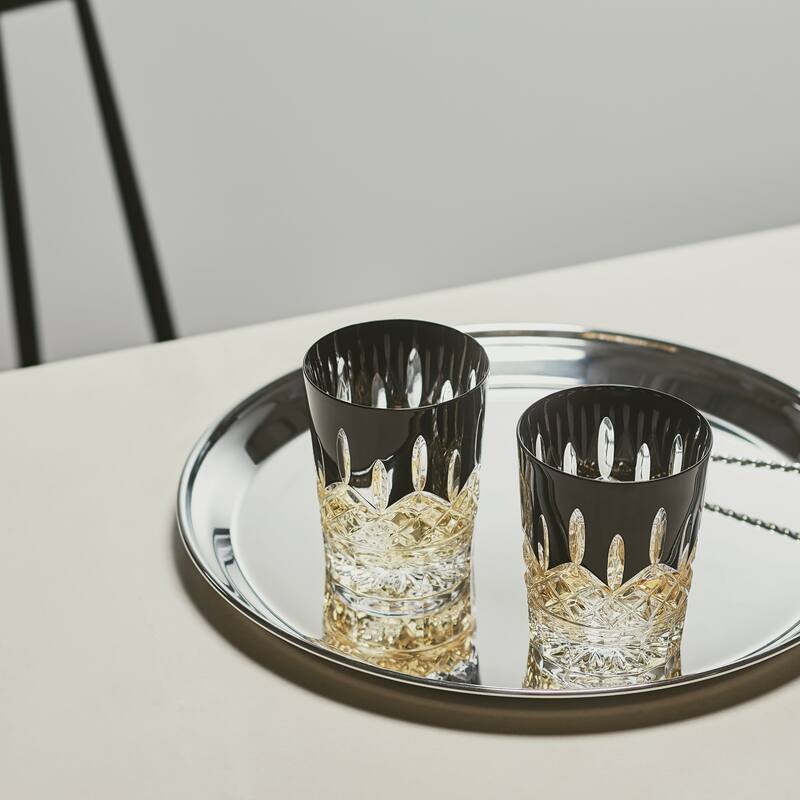 Waterford Lismore Black Tumbler 9floz, Set of 2