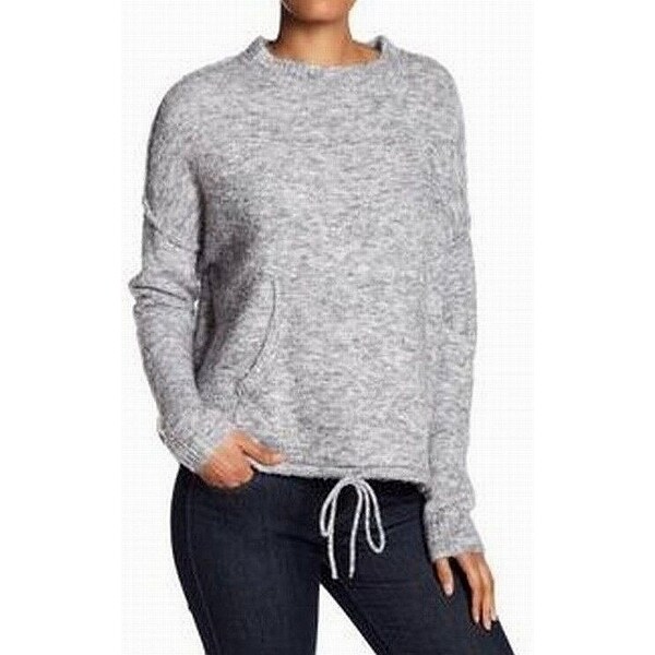 drawstring hem pullover