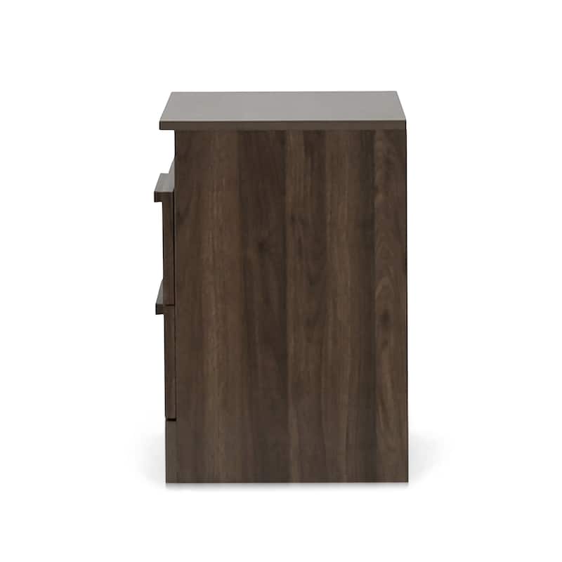 Danbury Rustic 2 Drawer Nightstand by Christopher Knight Home