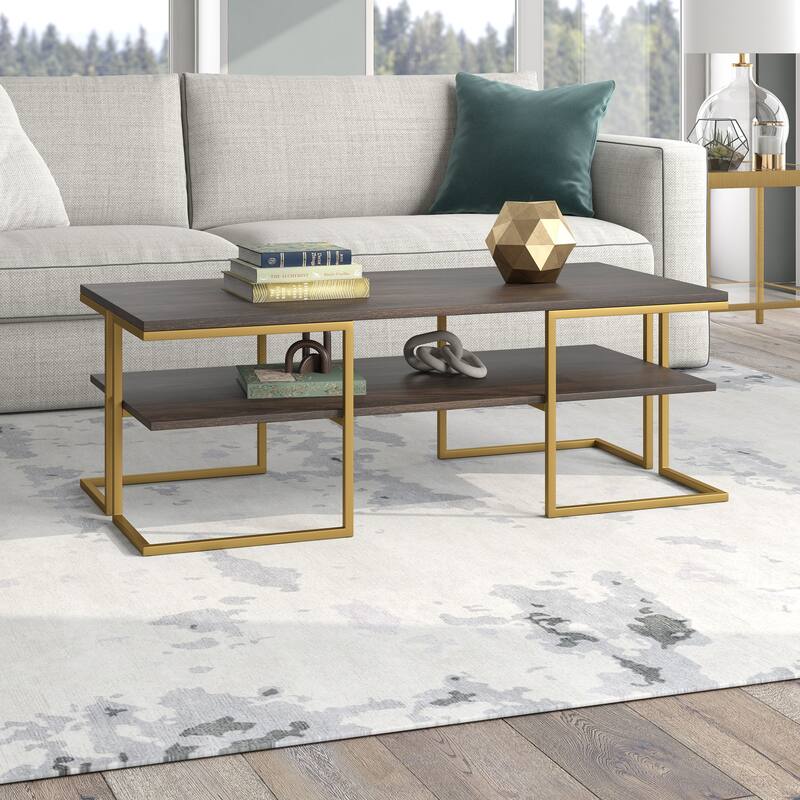 Pike 45" Wide Rectangular Coffee Table