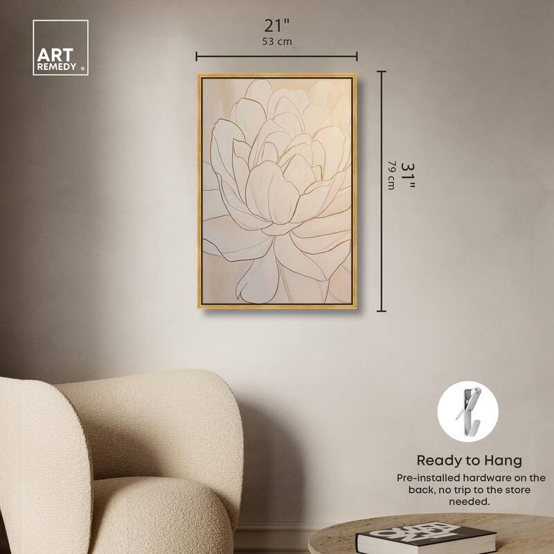 Sculpted Shards I Canvas by Art Remedy