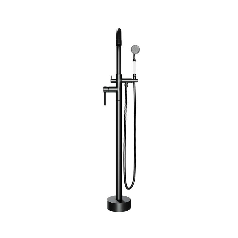 Neptune Single Handle Floor Mounted Gooseneck Freestanding Tub Filler