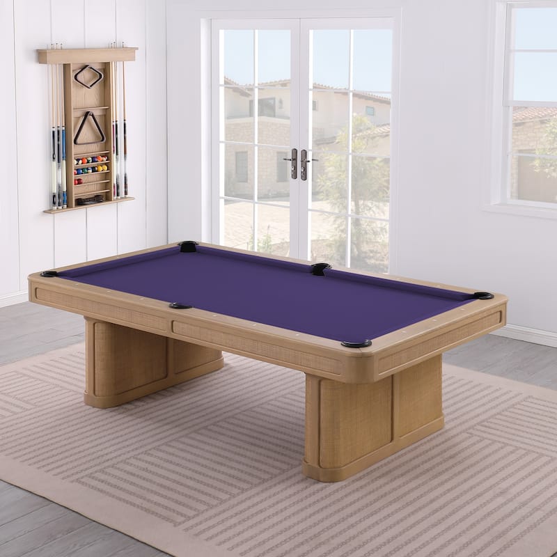 Solara Slate Pool Table 8ft with Dining Top - Green/Grey