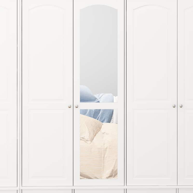 Tranquil Vista Dual Wardrobe Classic Storage Modular Cloest Armoires