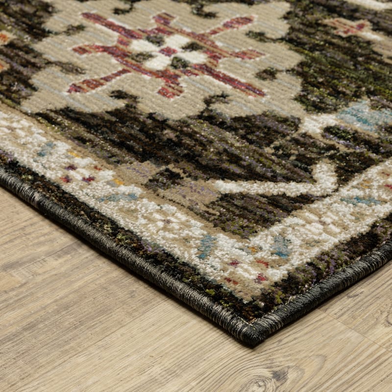 Style Haven Adalynn Vintage Bohemian Brown/ Multi Area Rug