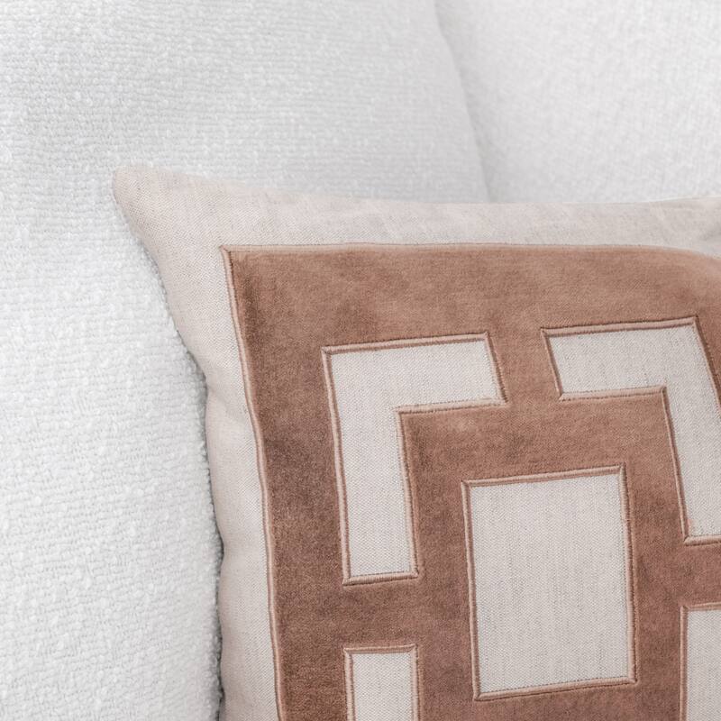 Villa by Classic Home Corbin Cotton Blend Throw Pillow