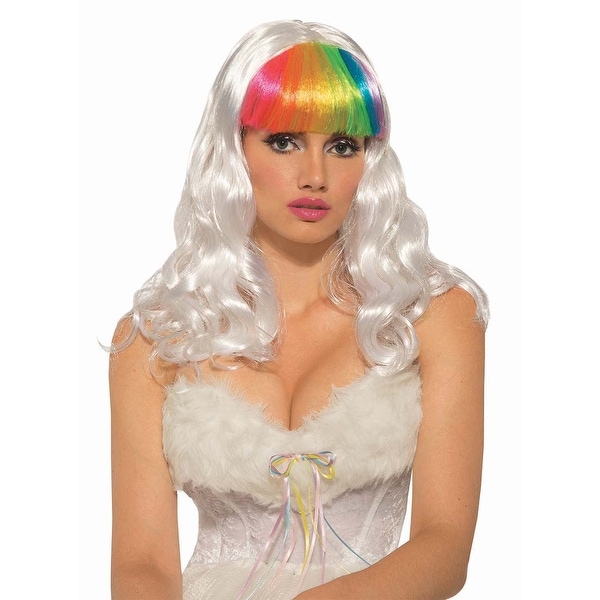 white halloween wig