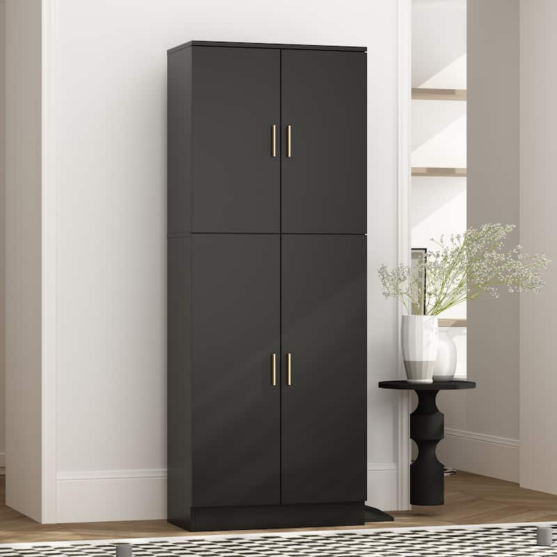 61.2"H 23.3"W Food Pantry Storage Kitchen Adjustable Shelves(Compact) - 61.2"H x 23.3"W