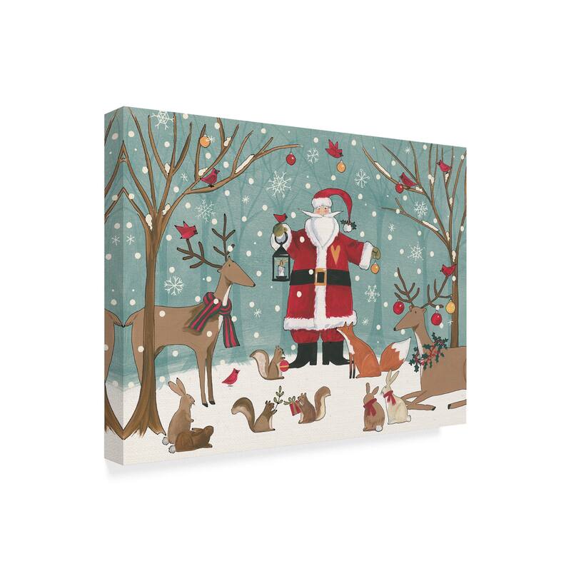Anne Tavoletti 'Woodland Christmas Vi' Canvas Art
