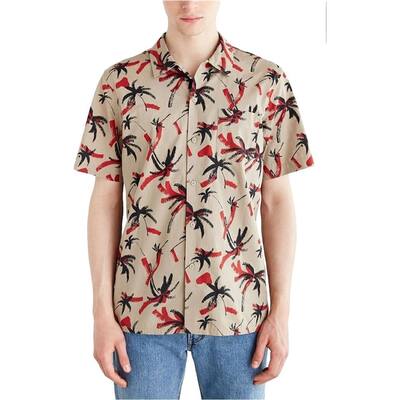 Obey Mens Gulf Woven Button Up Shirt