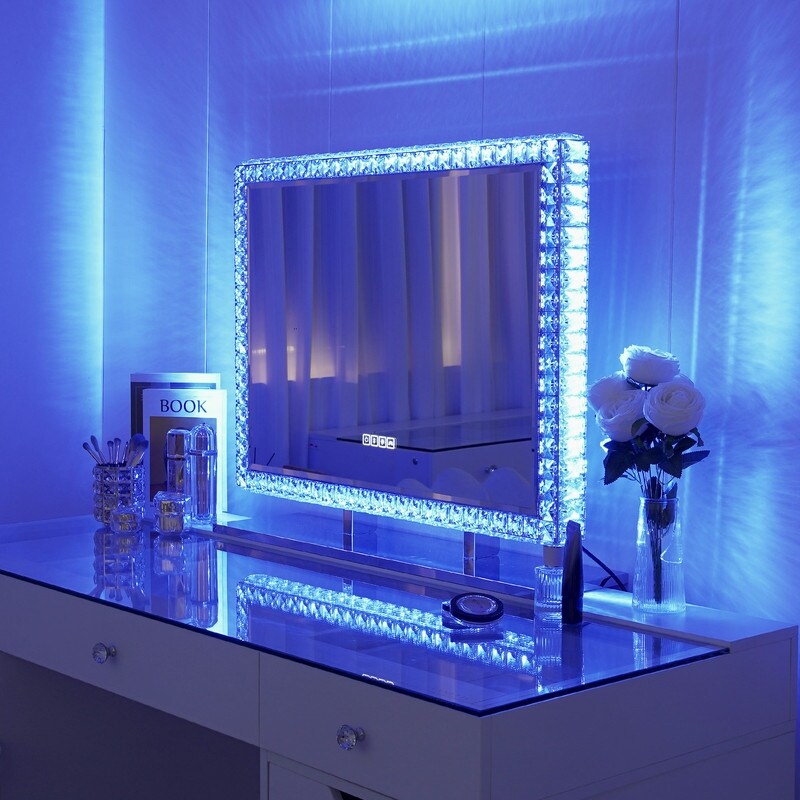 Led strip lights for makeup mirror outlet