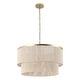 preview thumbnail 32 of 34, GetLedel 23.8" 6-Light Dimmable Handwoven Drum Chandelier