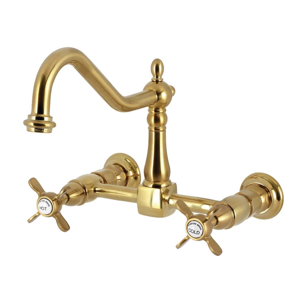 Kingston Brass Essex Wall Mount Bridge Kitchen Faucet