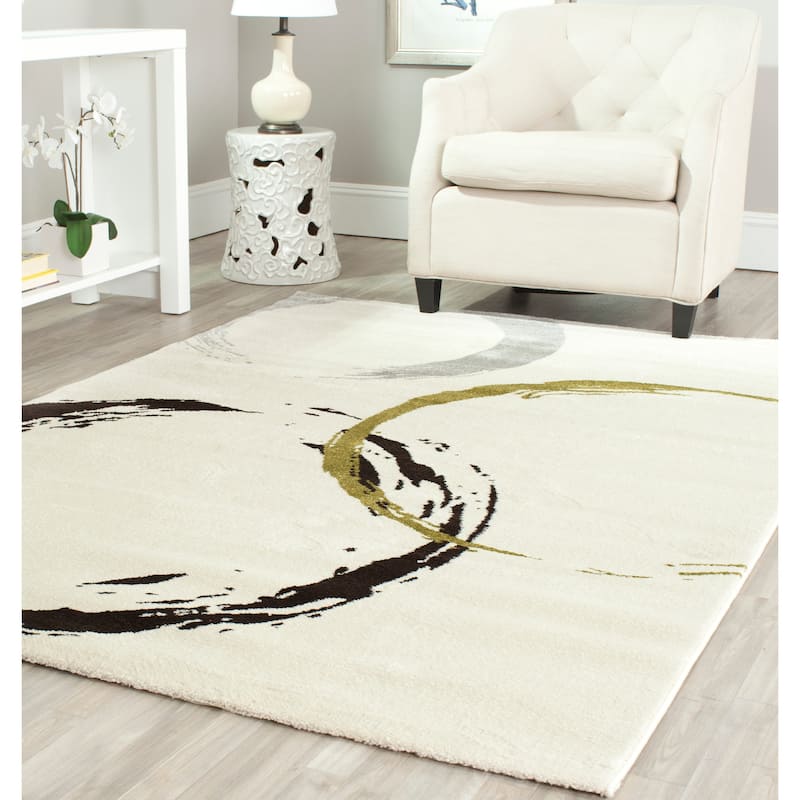 SAFAVIEH Porcello Susana Modern Rug - 2'7" x 5' - Ivory/Green