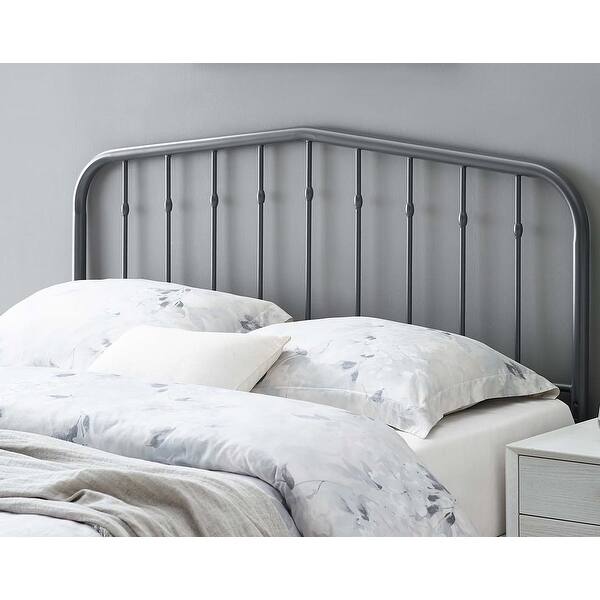 Camberly Arched King Size Grey Metal Headboard Bed Bath & Beyond