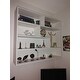 Porch & Den Lloyd Large Rectangular White Shelf Unit