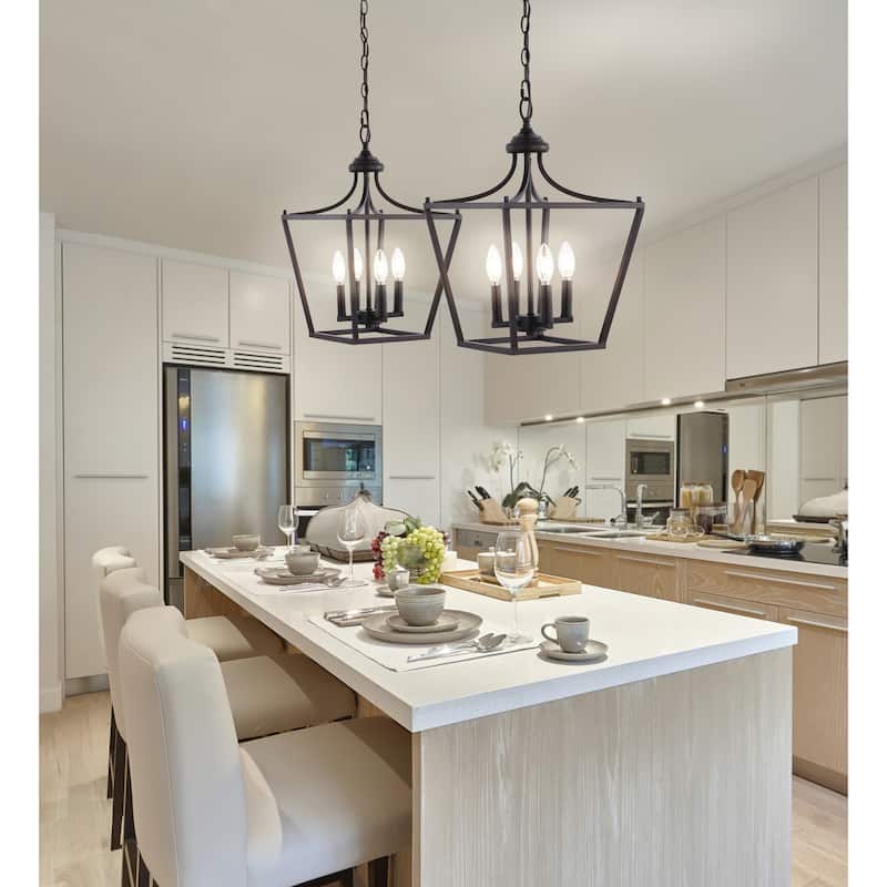 Camden Light Iron Classic Midcentury Pendant Lantern by JONATHAN Y