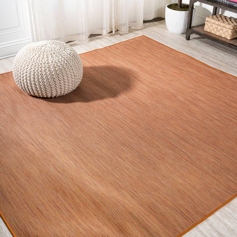 JONATHAN Y Bo Modern Flatweave Solid Area Rug
