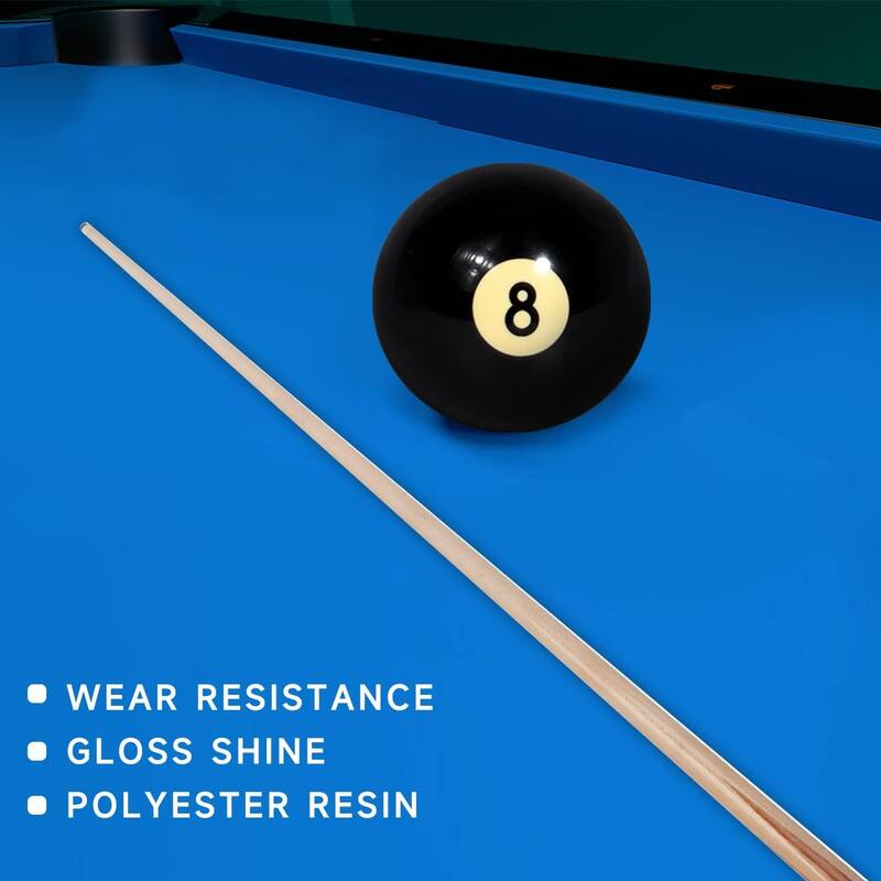 GSE™ 2-1/4" Regulation Size Billiard #8 Pool Ball. Replacement Eight Ball for Billiard Pool Tables