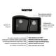 preview thumbnail 36 of 45, Karran Undermount Quartz Double-bowl Kitchen Sink