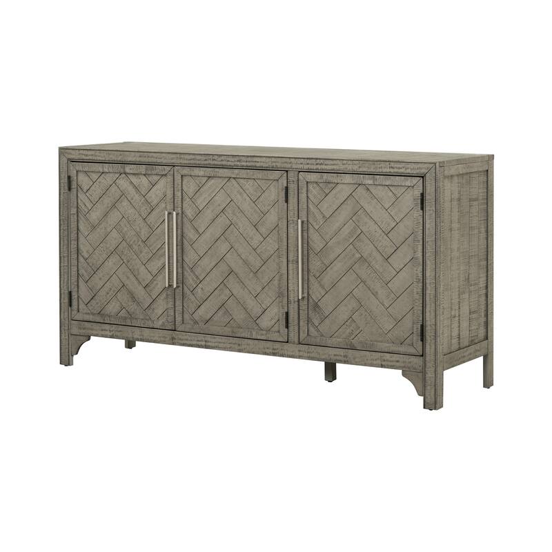 Sideboard with Adjustable Shelves and 3 Doors