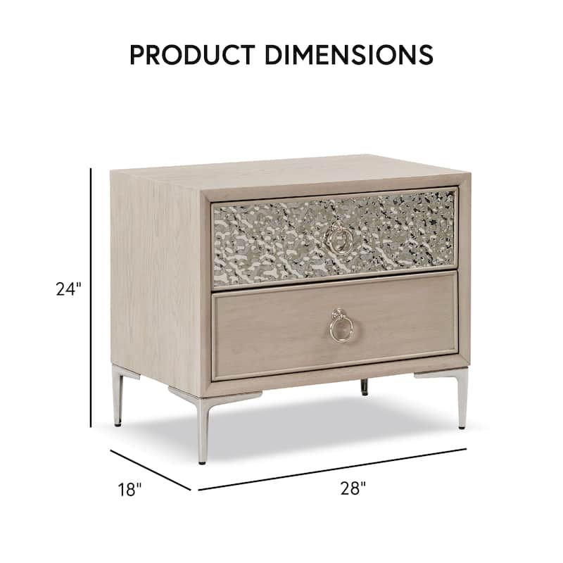 Furniture of America Fable Modern 5-Piece Solid Wood Panel Bedroom Set