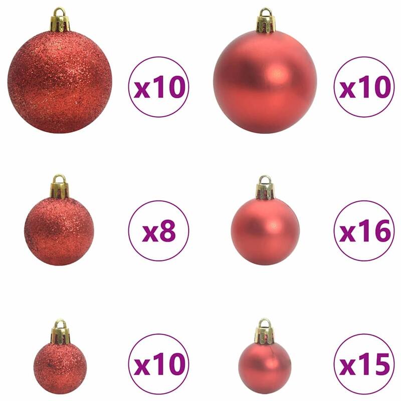 vidaXL Artificial Christmas Tree Green 47.2" PVC
