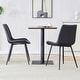 preview thumbnail 34 of 57, Modern Dining Room Kitchen Dining Chair with Black Metal Legs