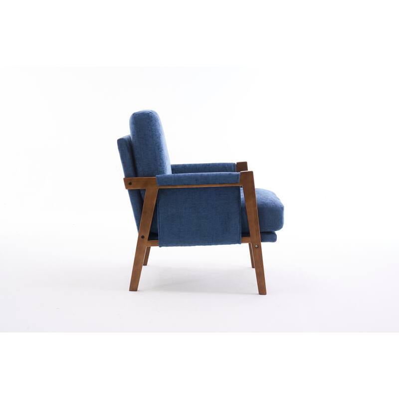 Mid-Century Modern Accent Chairs ,Modern Accent Chair,Chair with Soft Waist Cushion,Ergonomic Lounge Chairs