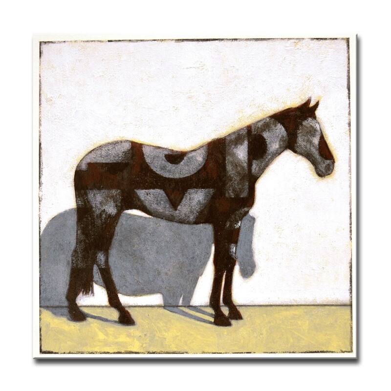 'Modern Pinto' Wrapped Canvas Wall Art by Norman Wyatt Jr.