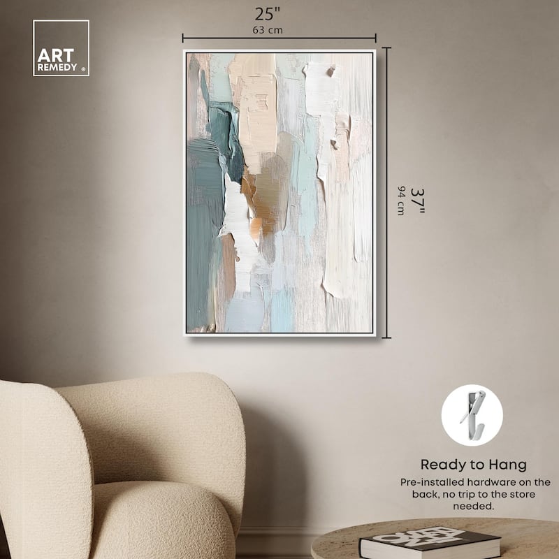 Impasto Intervals I Canvas by Art Remedy