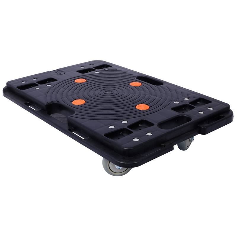 2 PCS Heavy Duty Rolling Mover, Interlocking Moving Dolly w/ 4 Wheels