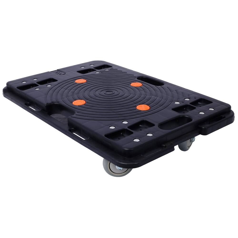 2 PCS Heavy Duty Rolling Mover, Interlocking Moving Dolly w/ 4 Wheels