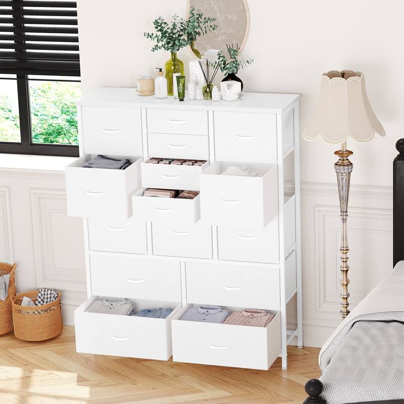 15 Drawers Dresser, Tall Dressers for Bedroom