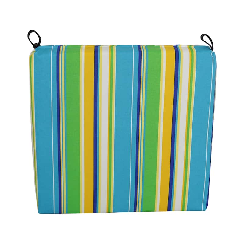 20-inch by 19-inch Indoor/Outdoor Chair Cushions (Set of 2) - 20 x 19