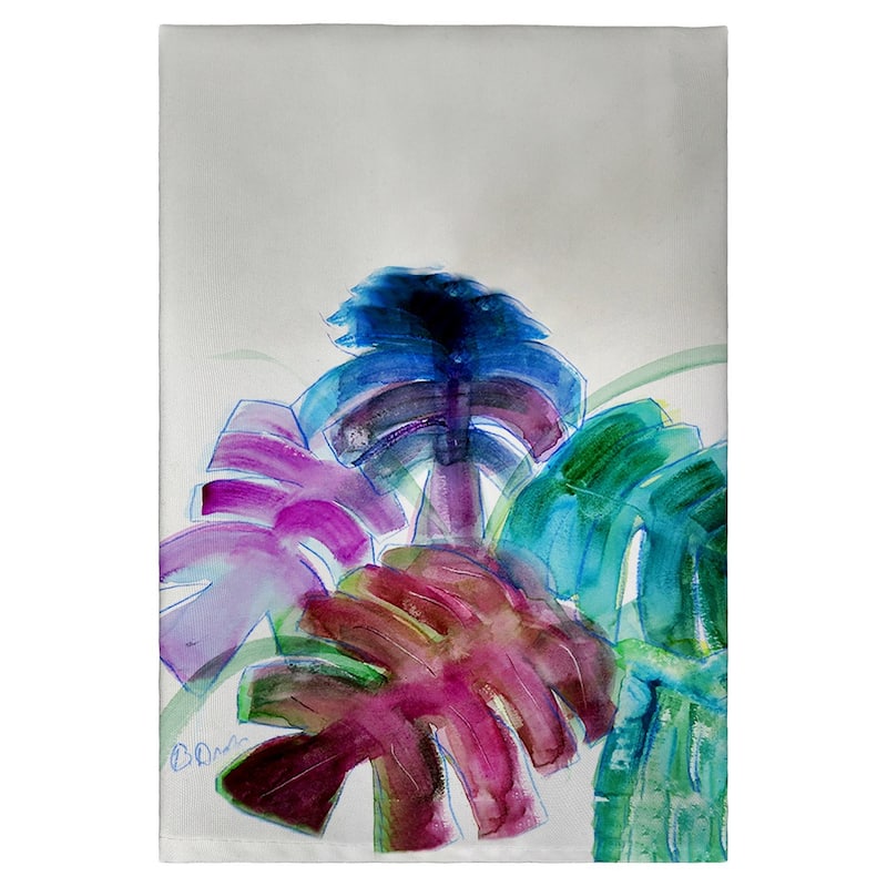 Monstera Leaves Guest Towel - 20x20