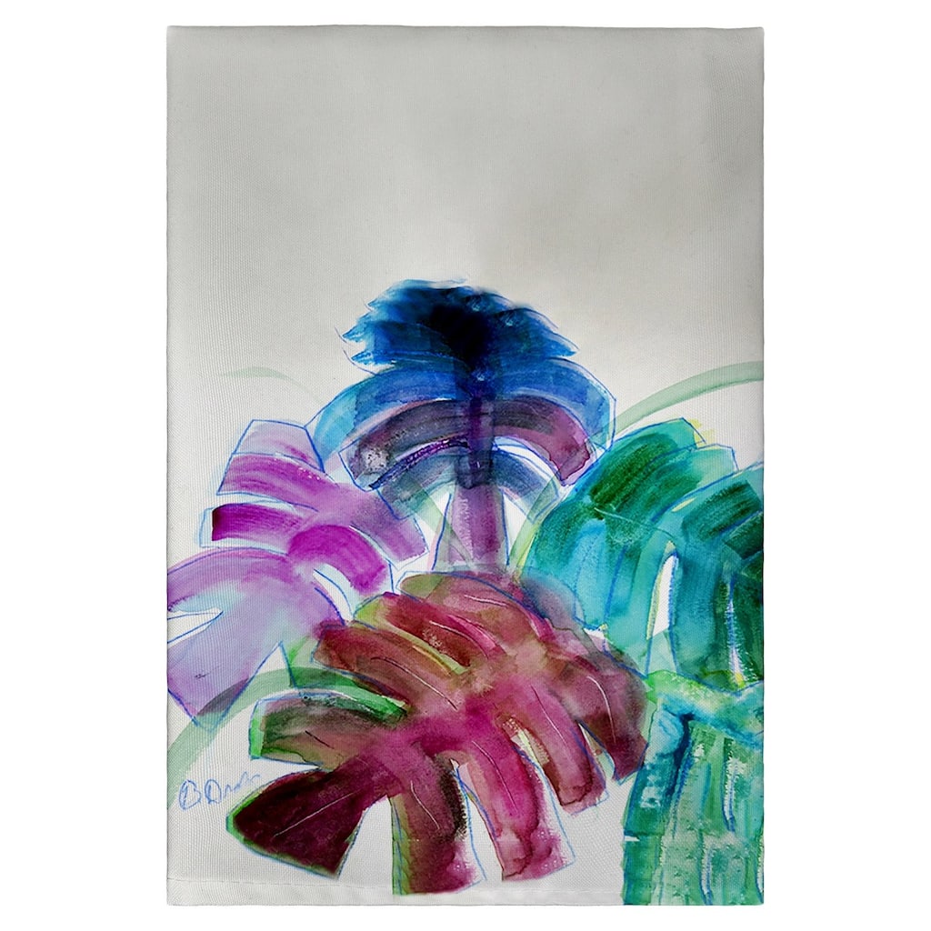 Monstera Leaves Guest Towel - 20x20