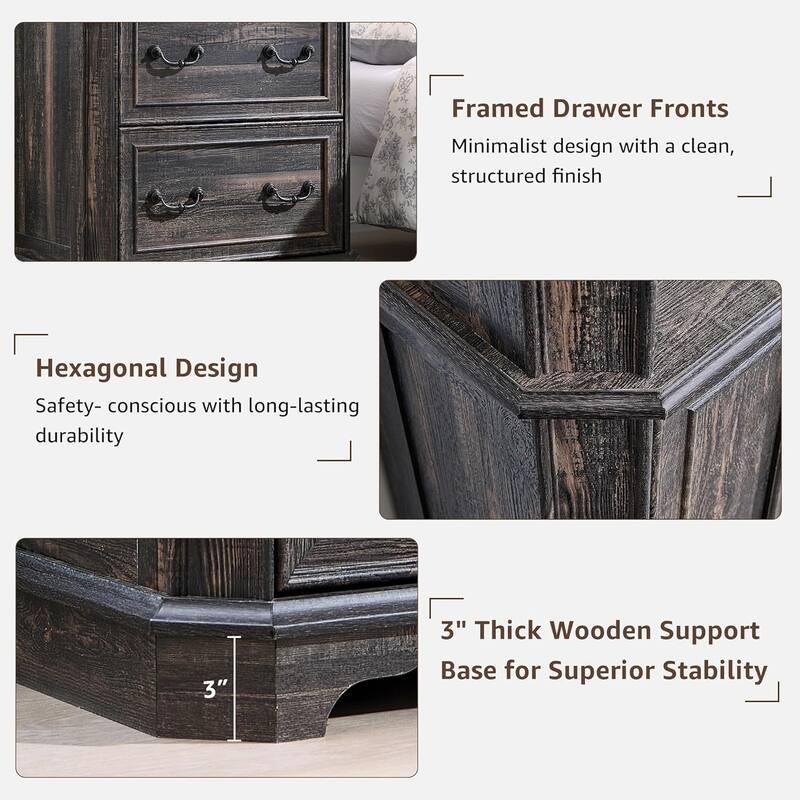 Farmhouse File Cabinet, Wood Filing Cabinets, Office Storage Cabinet