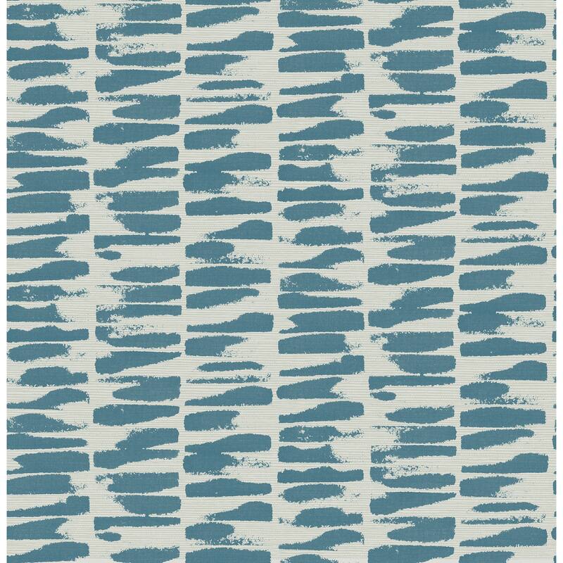 A-Street Prints Myrtle Sea Green Abstract Stripe Wallpaper
