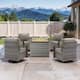 Option Grey Wicker Gray Cushion