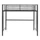 preview thumbnail 8 of 12, Walker Edison Abner Black Metal Full Size Loft Bed