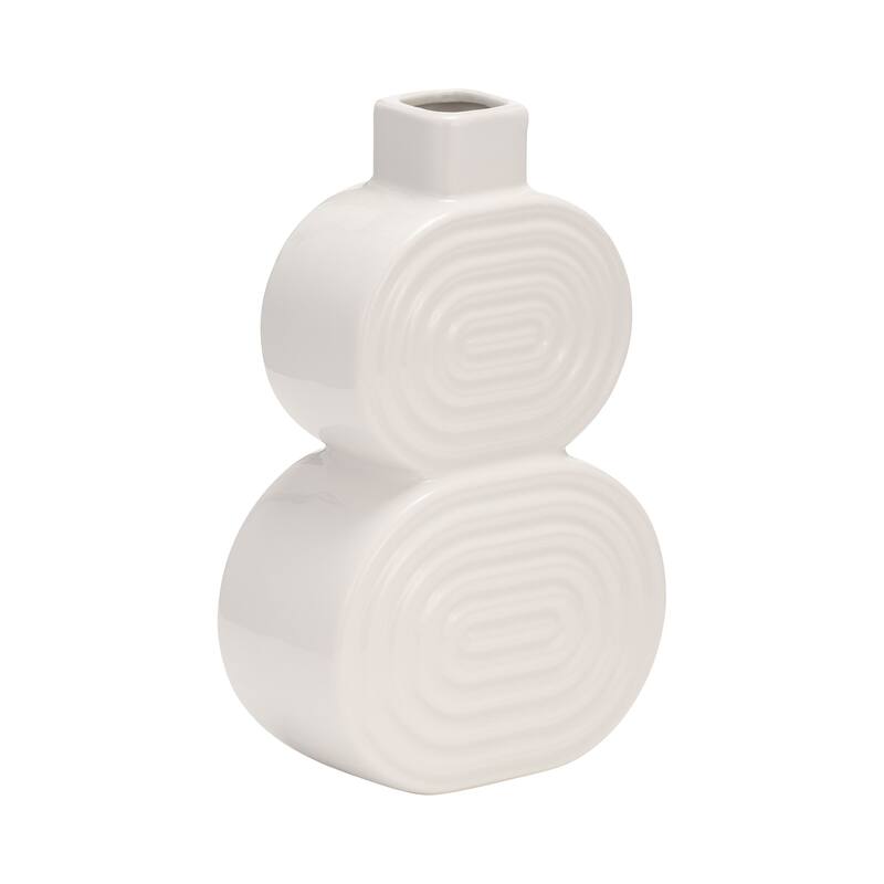 Sagebrook Home Stacked Circle Vase